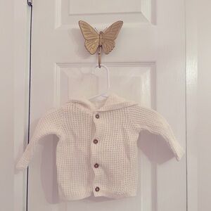 Carters 3M ivory knit sweater